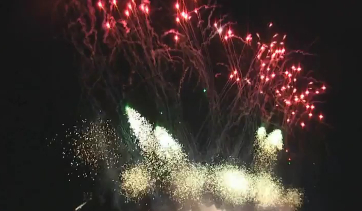 Fuochi artificio septemberfest Bibione